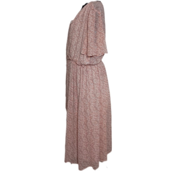 Black Tape Geometric Print Midi Dress 1X - Picture 3 of 13